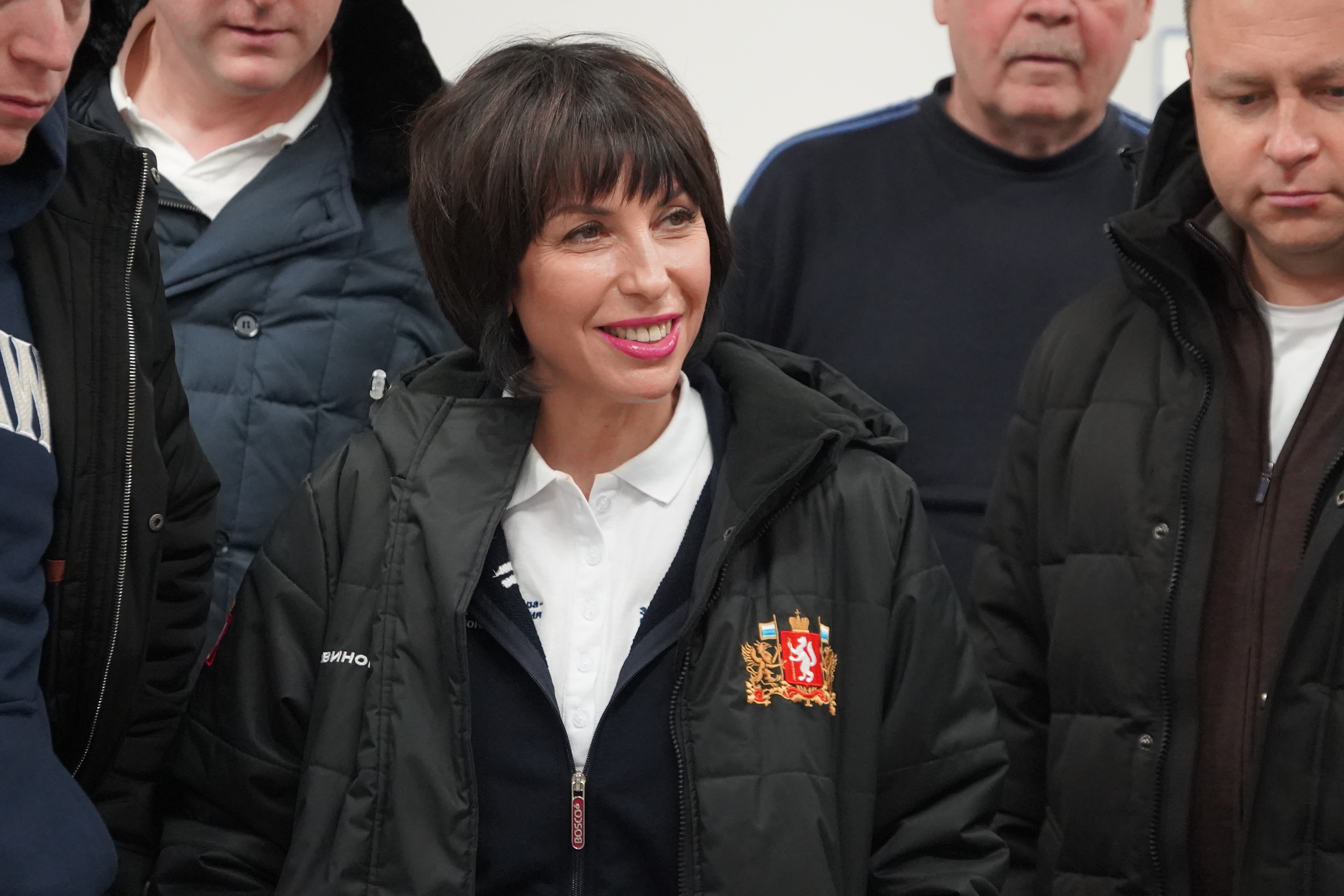 Татьяна Савинова посетила строящуюся поликлинику в Арамили