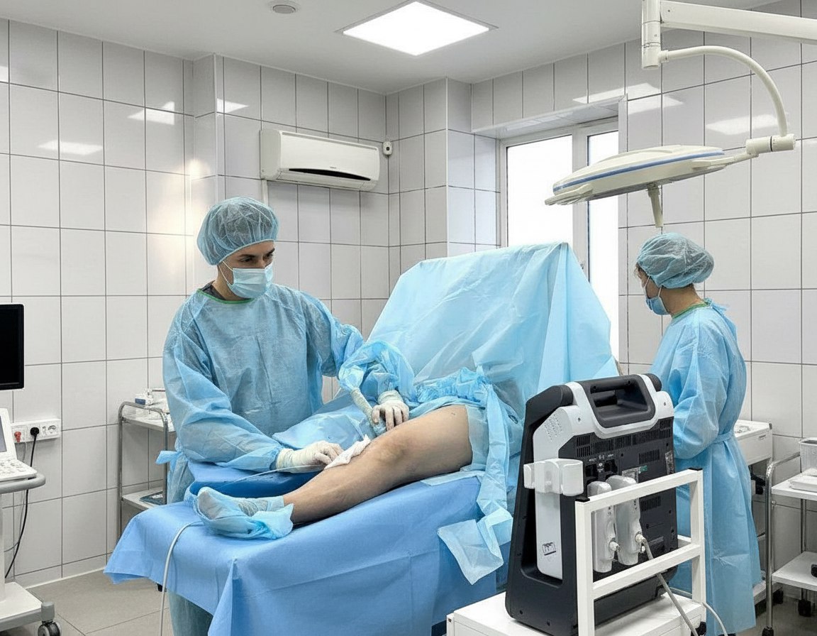 Специалисты «РЖД-Медицина» провели успешную операцию 59-летней пациентке с пятой стадией варикоза