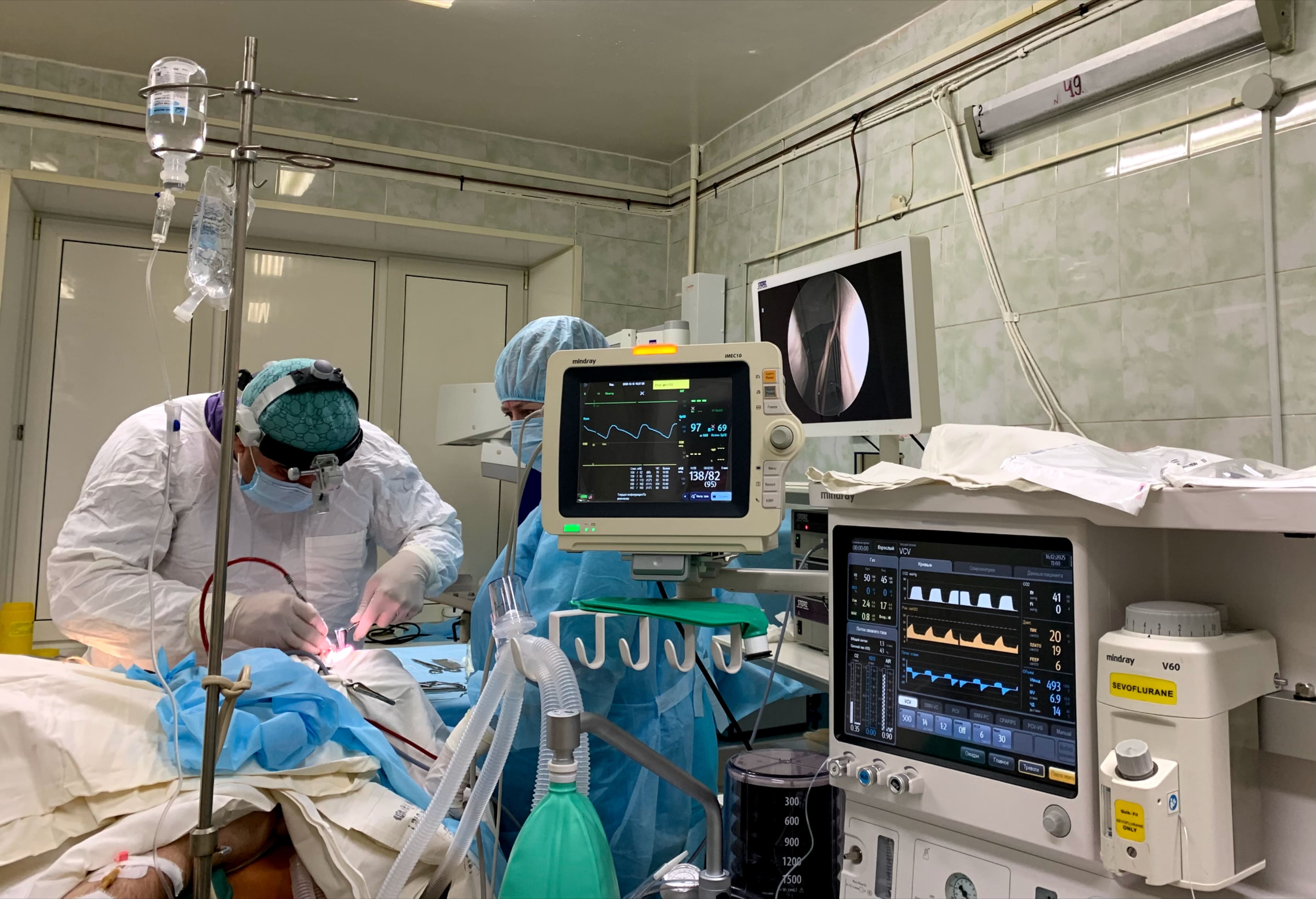 Современный наркозно-дыхательный аппарат поступил в городскую больницу №1 Нижнего Тагила