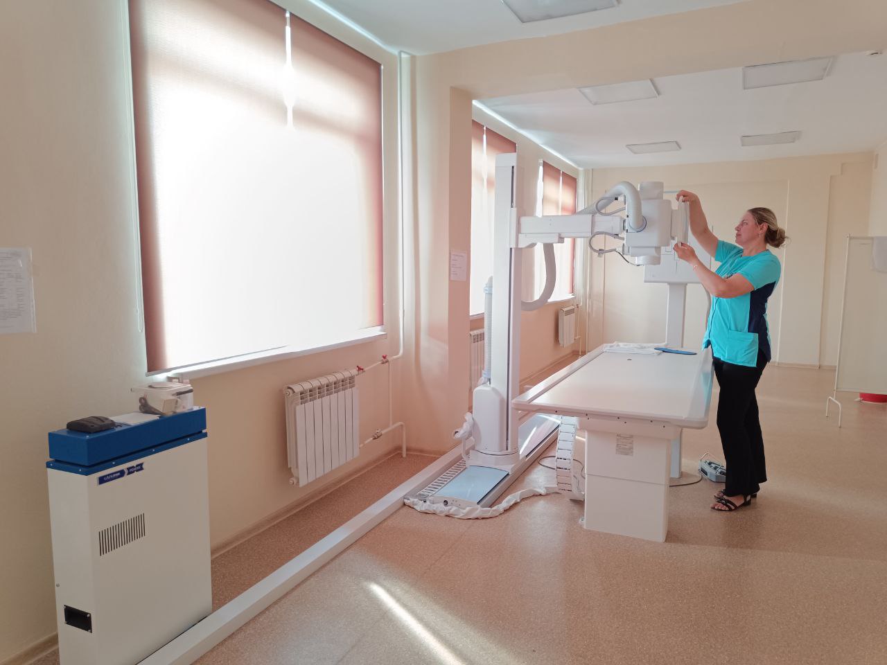 Новый цифровой рентген-аппарат помогает врачам из Берёзовского максимально точно диагностировать у пациентов опасные заболевания